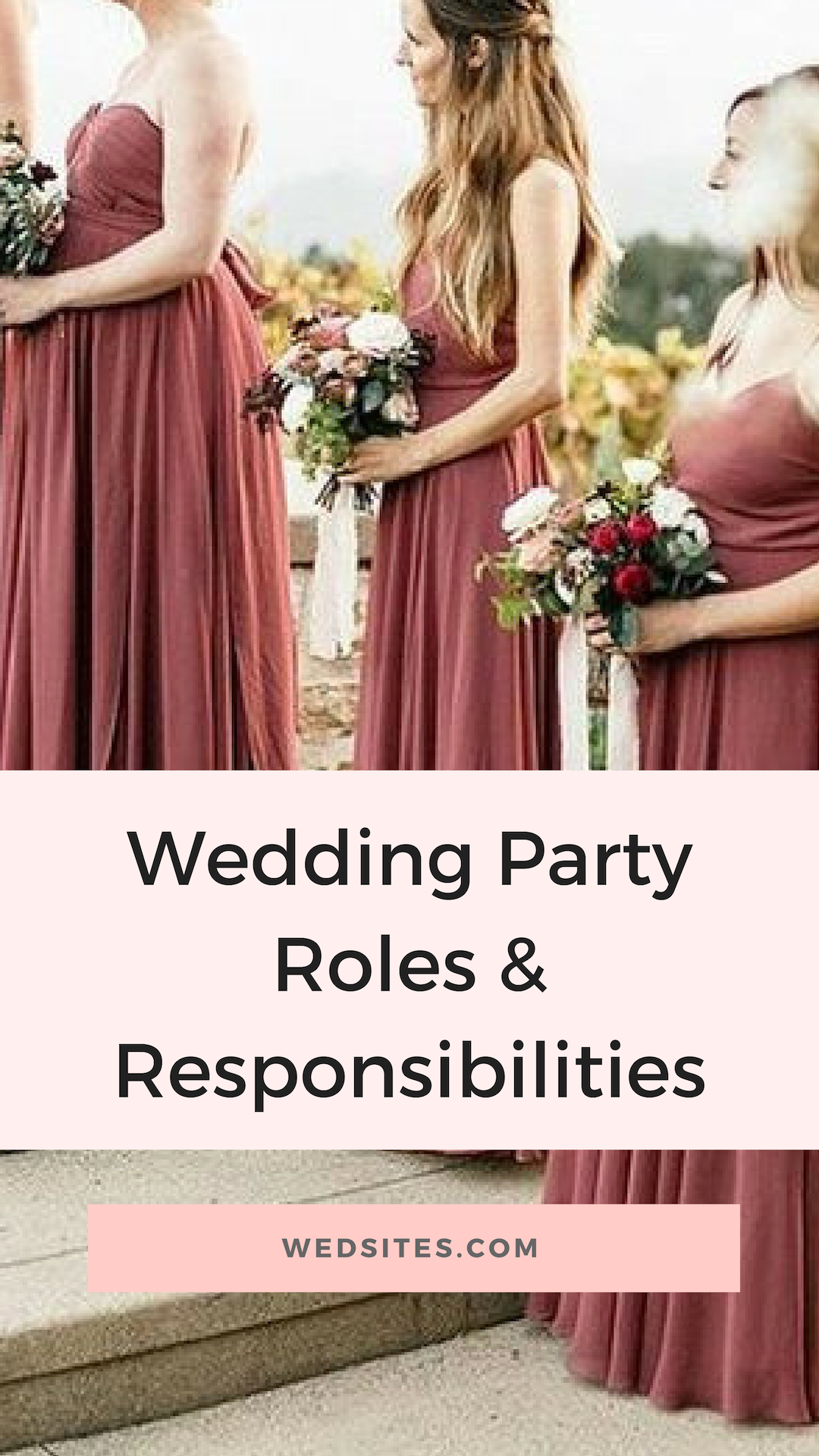 Wedding Party Roles Responsibilities Wedding Wedding Planning 