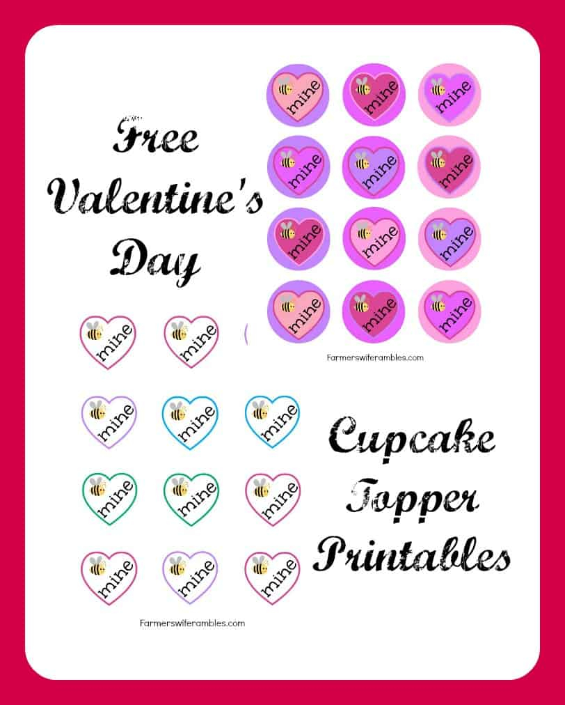 You Print DIY You Cut Valentine s Day Printable Party Tags Instant 