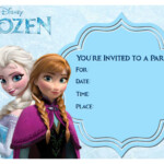 10 Best Frozen Birthday Invitations Editable Printable Printablee