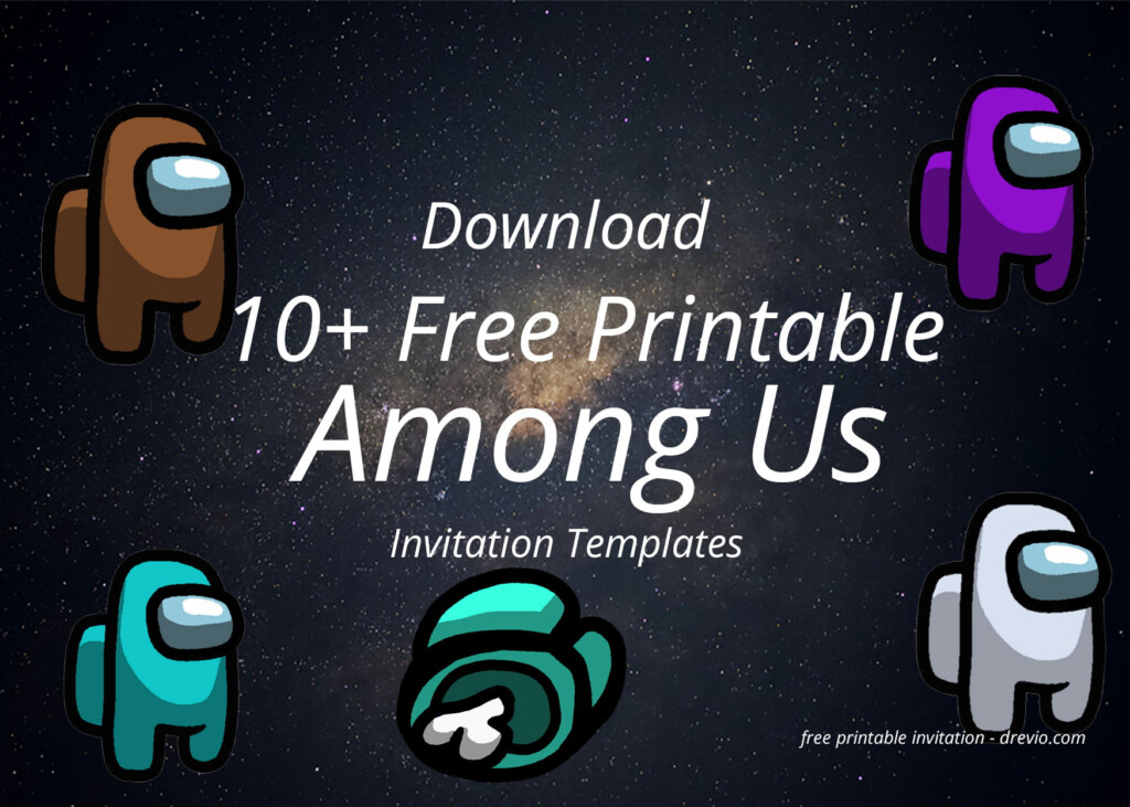 10 Free Among Us Invitation Templates Download Hundreds FREE 