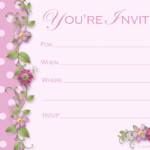 14 Blank Party Invitations To Print Pics US Invitation Template