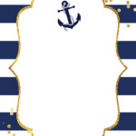 15 FREE Nautical Birthday Invitation Templates Nautical Baby Shower