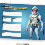 18 FREE Printable Fortnite Invitations For Birthdays And More