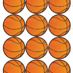 2 5 Basketball Printable Cupcake Toppers Sports Theme Birthday Party