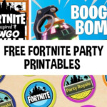 22 Free Fortnite Party Printables Party With Unicorns