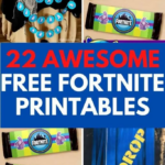 22 Free Fortnite Party Printables Party With Unicorns Perfect