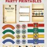 30 Free Harry Potter Printables Crafts Party Decor Games And More