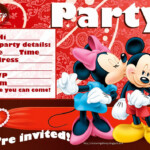 30 Mickey And Minnie Party Invitations Example Document Template