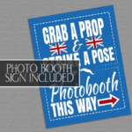 35 British Photo Booth Props British Themed Party Props I Etsy UK