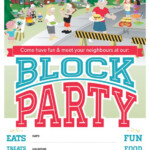 35 Eye Catching Block Party Flyer Templates PrintableTemplates