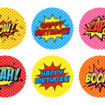 5 Best Free Superhero Party Decor Printables Printablee