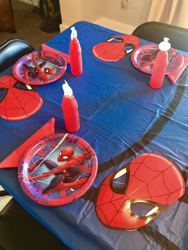  5 Piece Spider Man Scene Setter Set M NEW