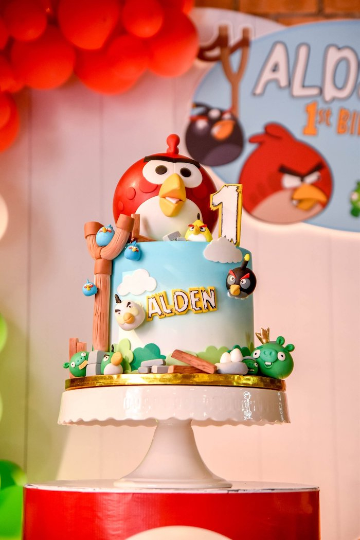 50 Angry Birds Cake Decorating Kit Background