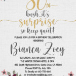 80th Birthday Party Invitations Templates Free Download