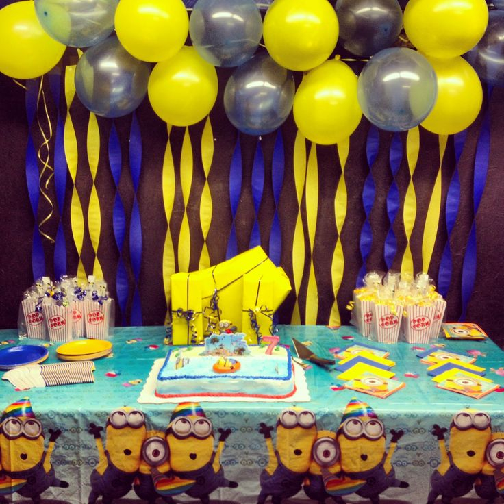 85 Best Party Theme Despicable Me Images On Pinterest Minion 