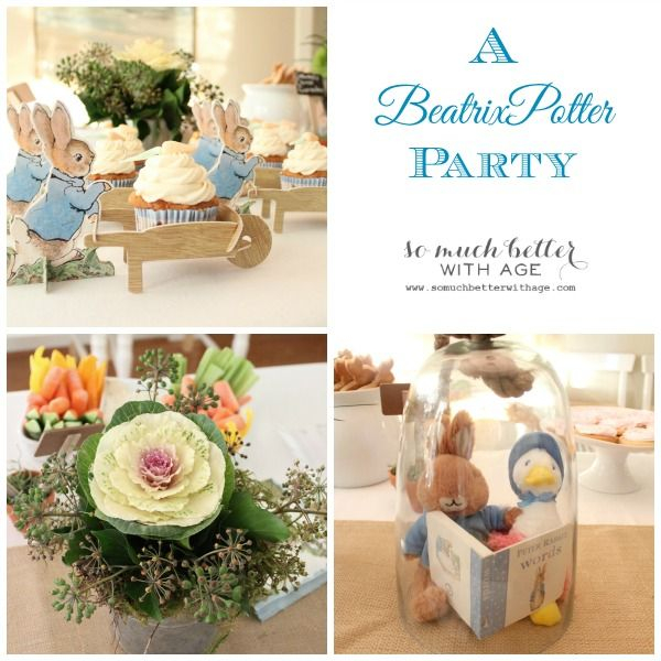 A Beatrix Potter Party Beatrix Potter Beatrix Potter Birthday Party 