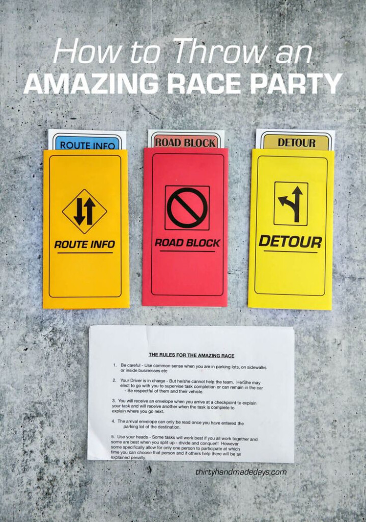 Amazing Race Printables Race Party Amazing Race Party Amazing Race