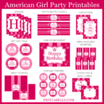 American Girl Party Printables American Girl Parties American Girl