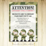 Army Theme Birthday Party Camo Party Camouflage Theme Etsy In 2020