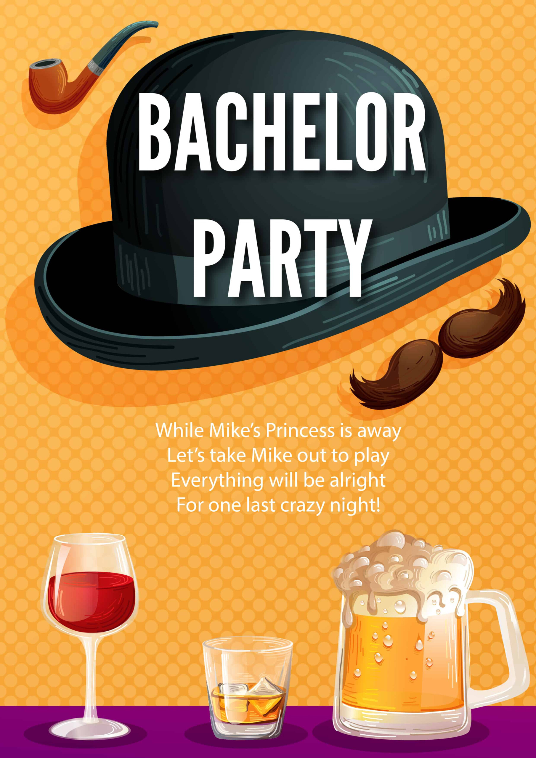 Bachelor Party Invitation Template Free