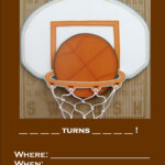 Basketball Birthday Invitations Printable Invitation Design Blog