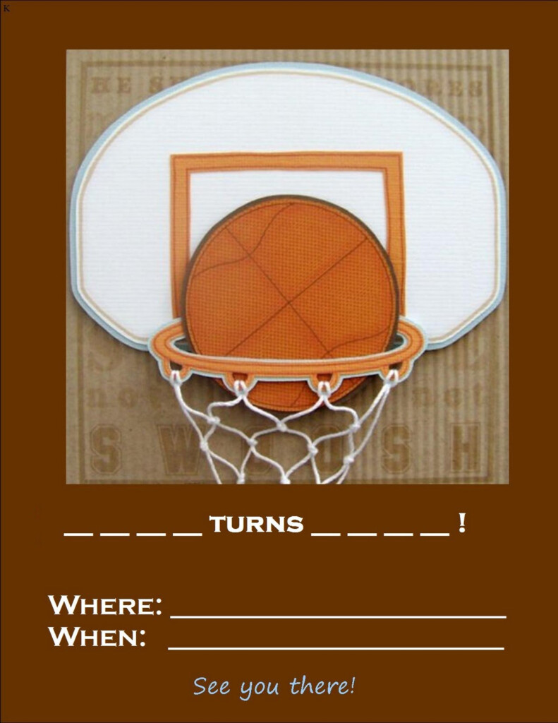 Basketball Birthday Invitations Printable Invitation Design Blog