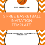 Basketball Party Invitations Printable Free Printable Templates