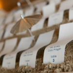 Beach Party Fold Name Tags Like Beach Chairs Place Card Holders