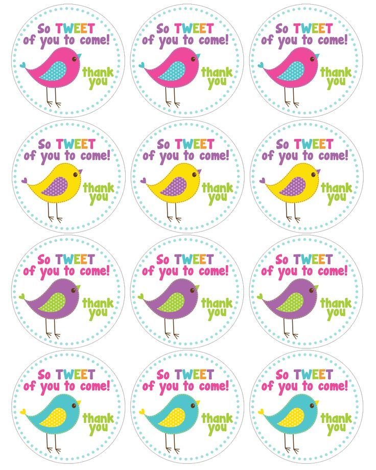 Bird Birthday Cupcake Toppers Bird Birthday Parties Bird Birthday