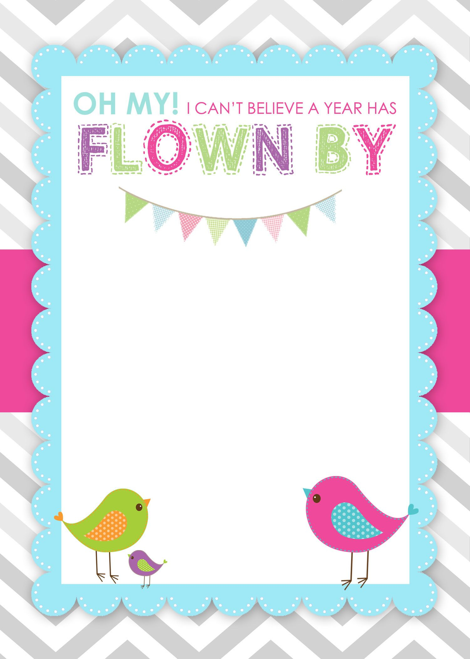 Bird Birthday Party With FREE Printables Birthday Party Invitations 