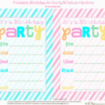 Birthday Invite Printable Customize And Print