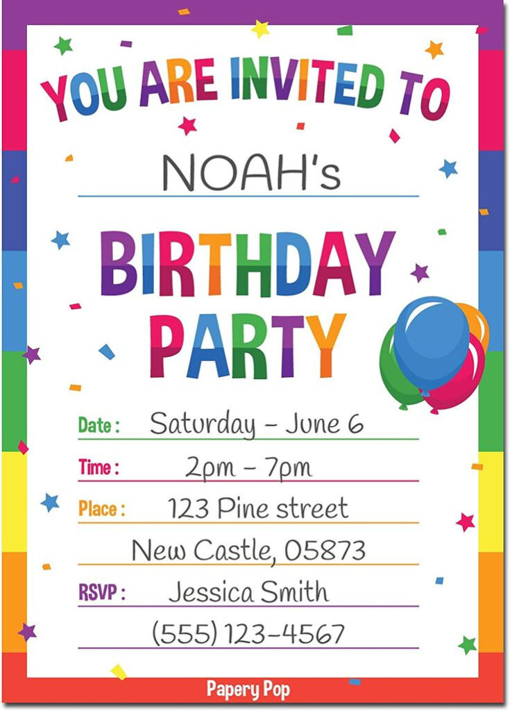 Birthday Party Invitation Pictures Want Inspiration To Make A Invitati 