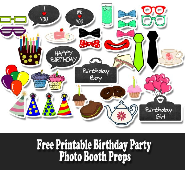 Birthday Party Props 1st Birthday Photo Booth Props In Blue And Gold 