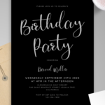 Black Light Party Invitations Jule Im Ausland