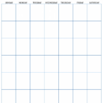 Blank Monthly Calendar Template Calendar Monthly Planner Free