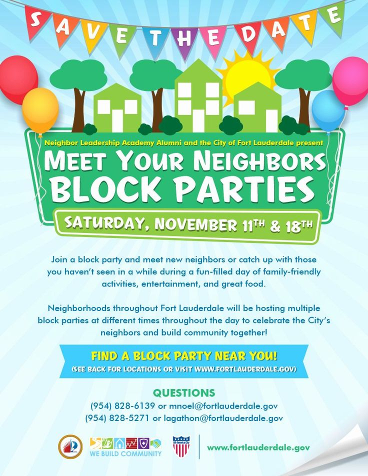 Block Party Flyer Template Unique Neighborhood Block Party Flyer Poster 