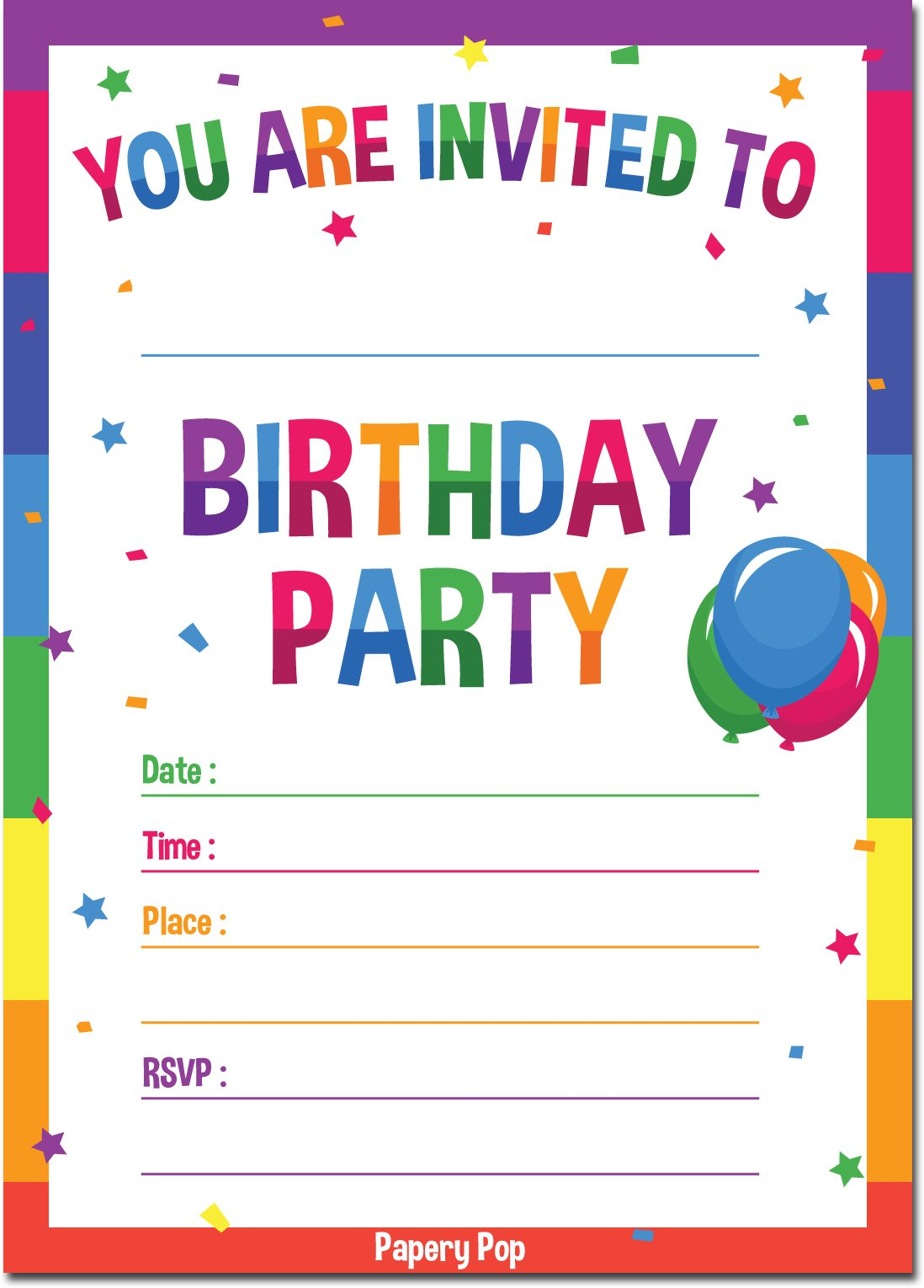 Boy Blank Birthday Invitations Ubicaciondepersonas cdmx gob mx