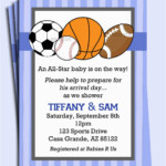 Boy Sports Birthday Invitations All Star Sports Invitation Printable Or