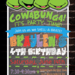Braylens 4th invite jpg 1744 2454 Ninja Turtles Birthday Party