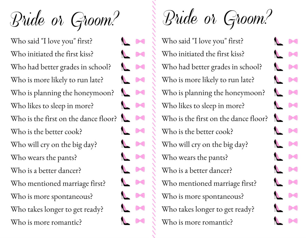 Bridal Shower Engagement Party Games Printable Download In 2021 