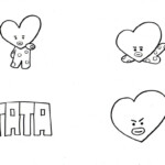 BT21 Coloring Pages 80 Free Printable Coloring Pages Free Printable