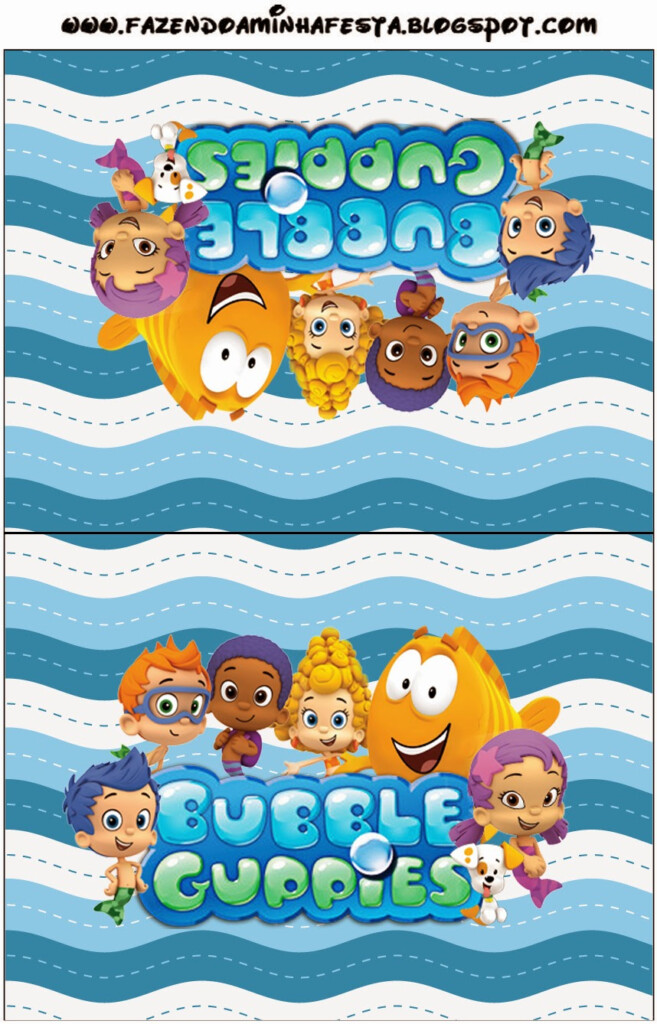 Bubble Guppies Free Party Printables Oh My Fiesta In English