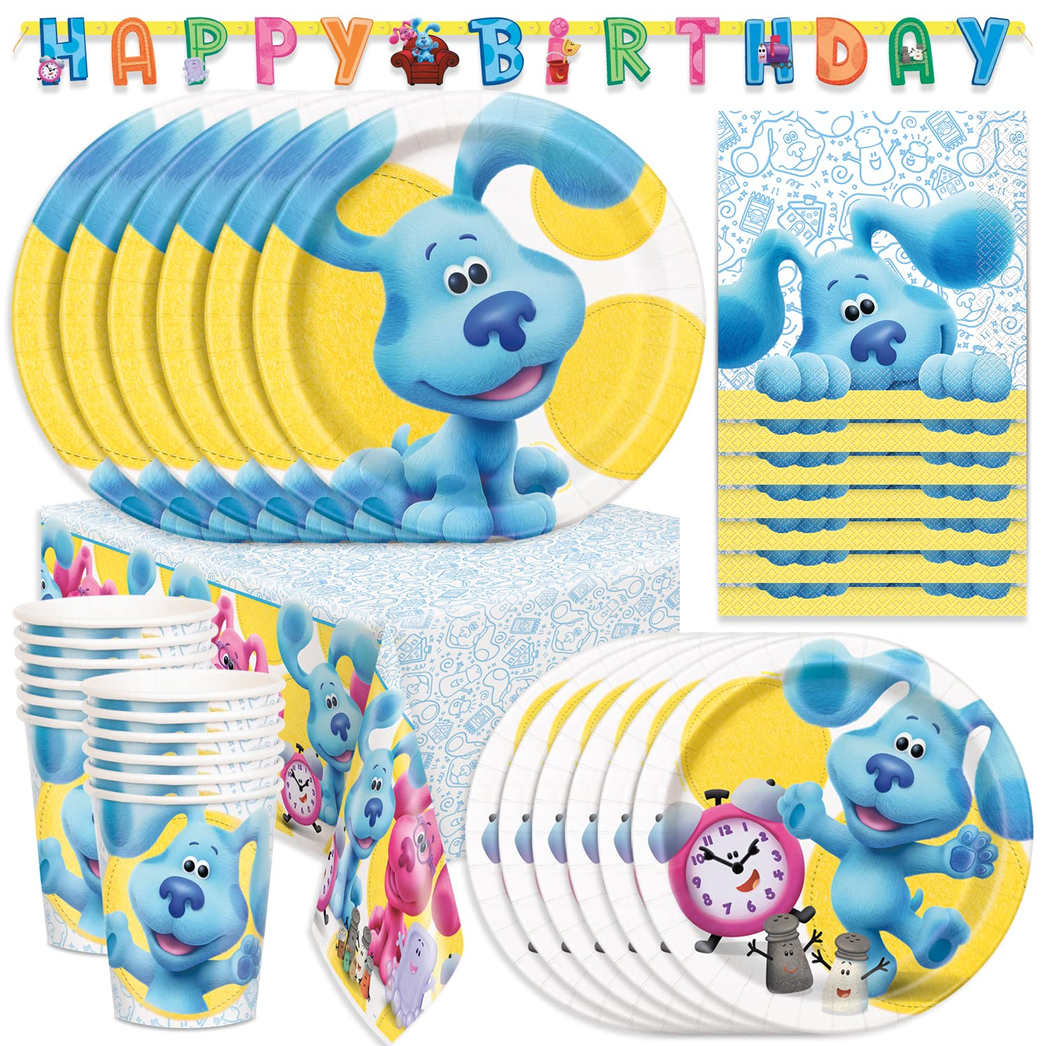 Buy Blues Clues Birthday Decorations Birthday Party Supplies For 16 