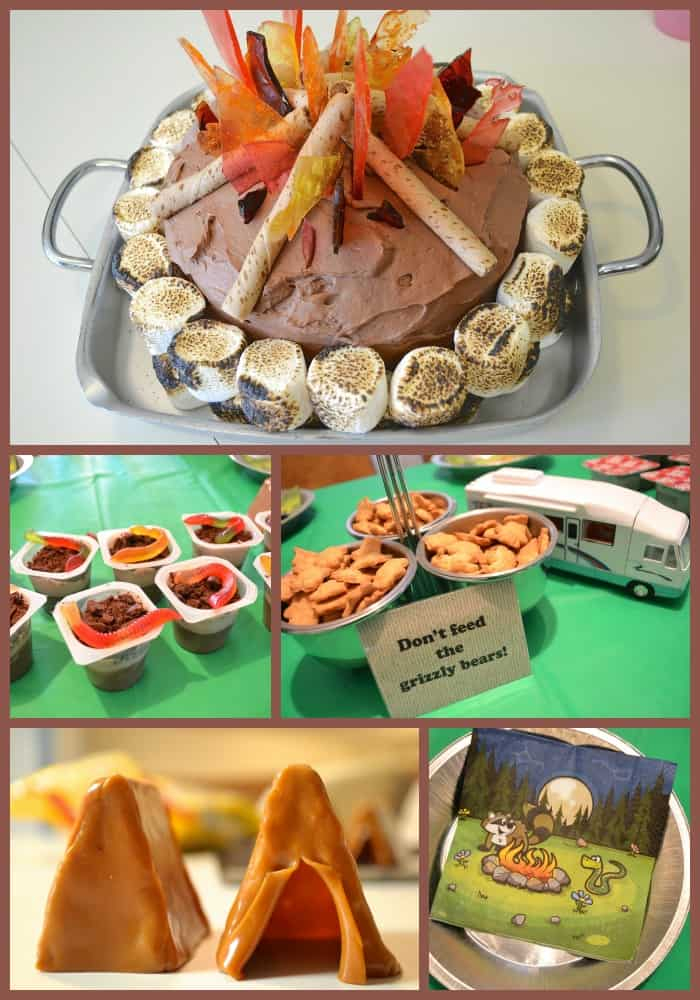 Campfire Birthday Ideas Camping Fire Cook