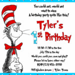 Cat In The Hat Invitation printed 5x7 Customized Birthday Party Dr