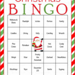 Christmas Bingo Cards Printable Download Prefilled Christmas