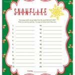 Christmas Game Printable Christmas Party Game Holiday Party Etsy