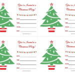 Christmas Party Invitations Free Printable