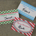 Christmas Party Name Tag Templates Download Print