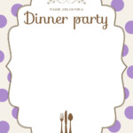 Classic Dinner Party Dinner Party Invitation Template Free